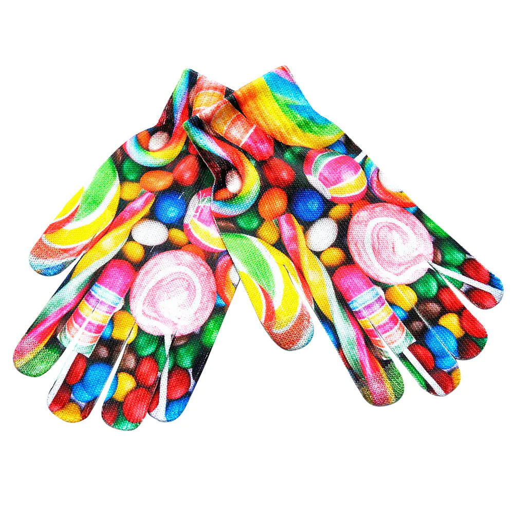 3D Pattern Digital Painting Cat Touchscreen Gloves