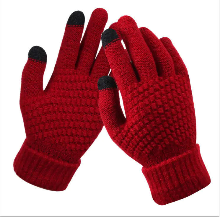 Women's Winter Touchscreen Knitted Thermal Gloves