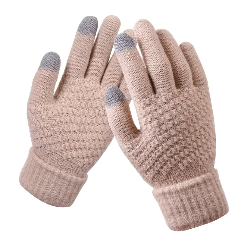 Women's Winter Touchscreen Knitted Thermal Gloves