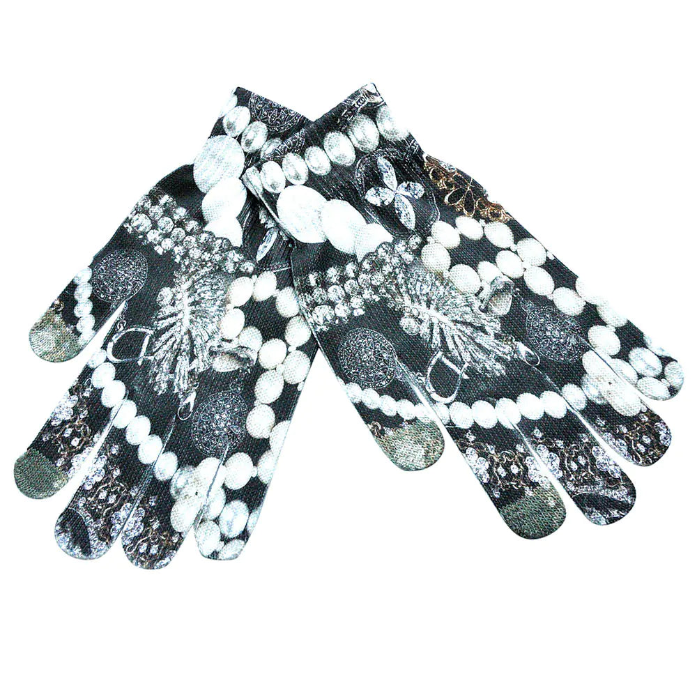 3D Pattern Digital Painting Cat Touchscreen Gloves