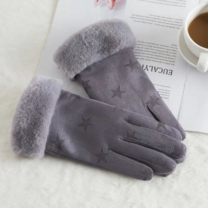 Warm Fleece Touchscreen Gloves for Outdoor Riding