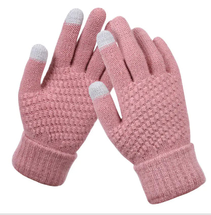 Women's Winter Touchscreen Knitted Thermal Gloves