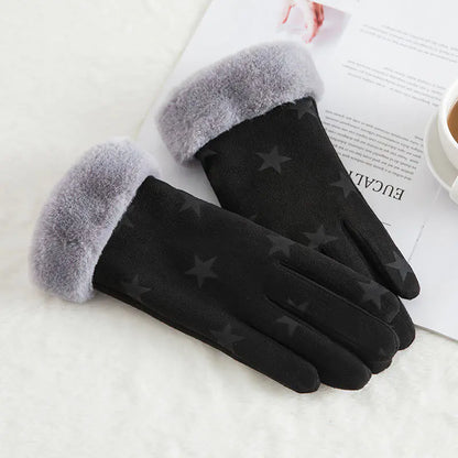 Warm Fleece Touchscreen Gloves for Outdoor Riding