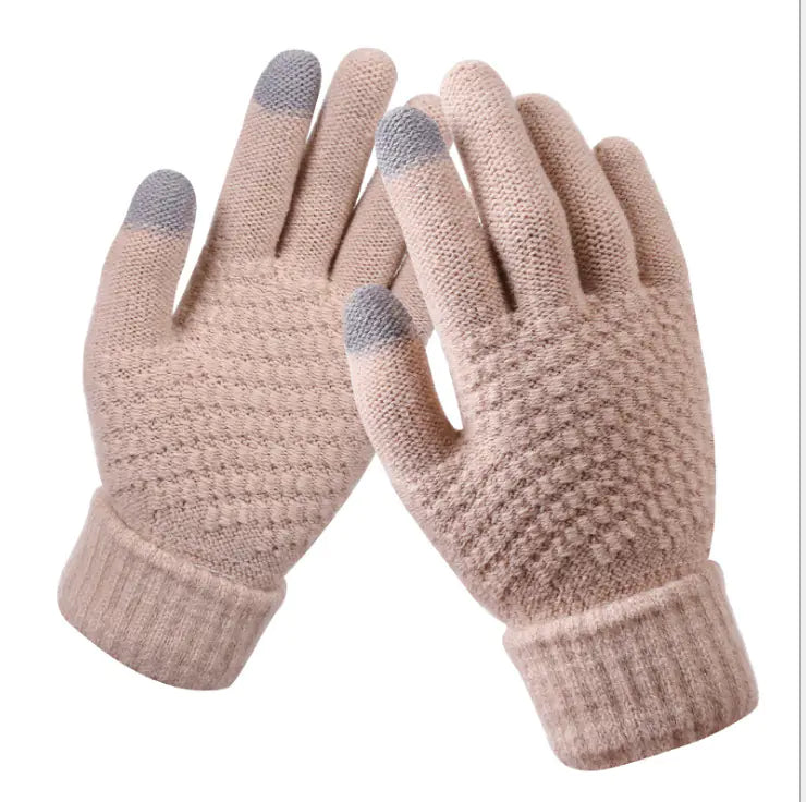 Women's Winter Touchscreen Knitted Thermal Gloves