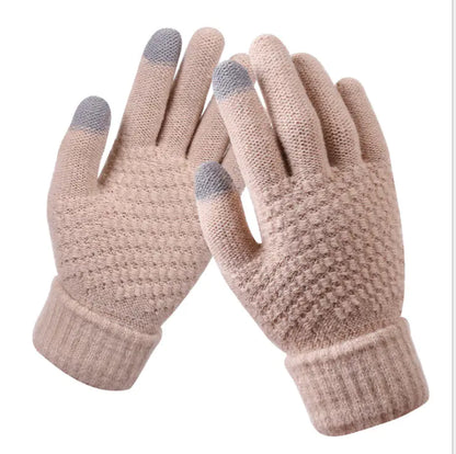 Women's Winter Touchscreen Knitted Thermal Gloves