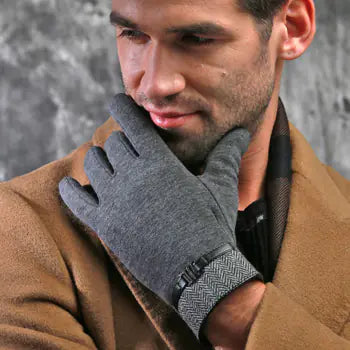 Men's Winter Thermal Touchscreen Motorcycle Gloves