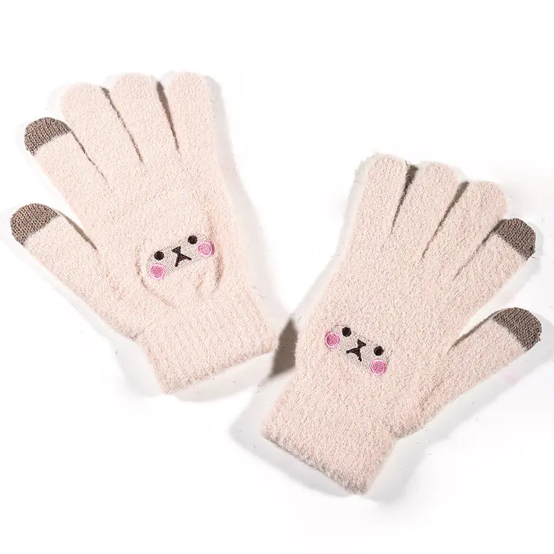 Women's Winter Touchscreen Knitted Thermal Gloves