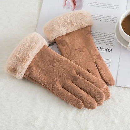 Warm Fleece Touchscreen Gloves for Outdoor Riding