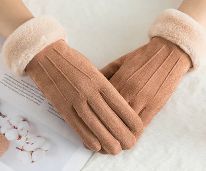 Warm Fleece Touchscreen Gloves for Outdoor Riding